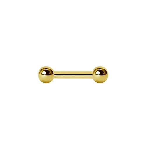 Gold Steel Nipple Bar