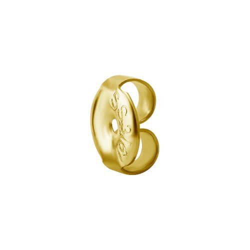 Gold Steel Butterfly Backings - Pack of 50 Pairs 6mm