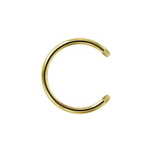 Gold Titanium Septum Post