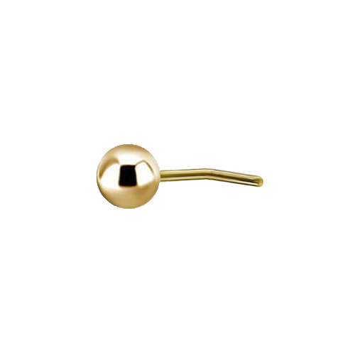 Gold Titanium Threadless Ball Attachment
