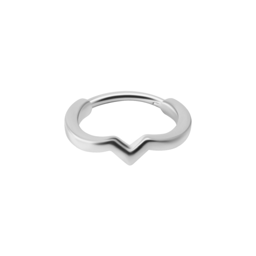 Surgical Steel Conch Ring - V Shape