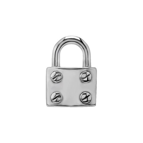 Surgical Steel Padlock Charm