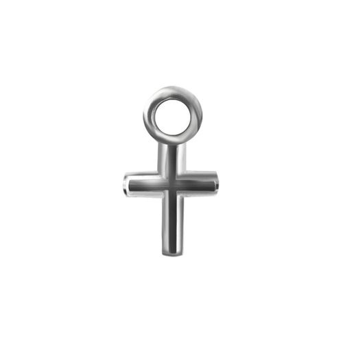 Surgical Steel Cross Charm