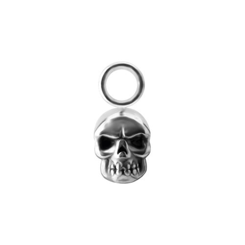 Surgical Steel Skull Charm