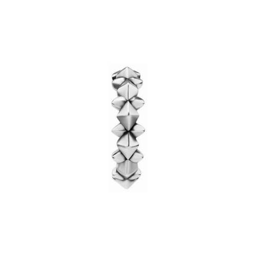 Surgical Steel Hinged Ring - Pyramids and Spikes