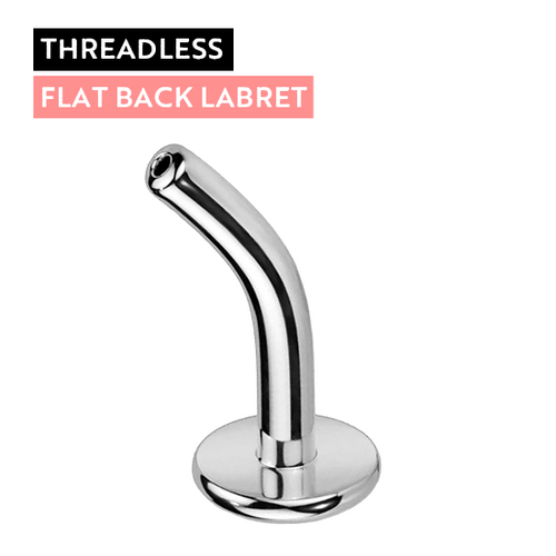 Titanium Threadless Floating Belly Post - 10mm