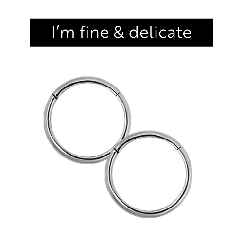 Titanium Sleeper Earrings 20 Gauge - 6mm - Pair