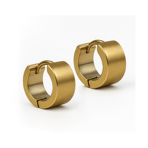Surgical Stainless Brushed Gold PVD Cuffs