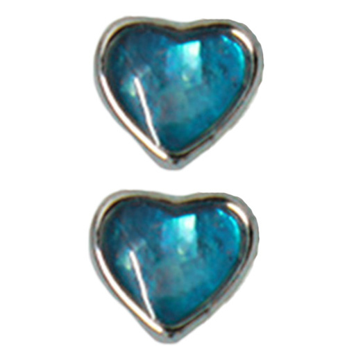 Silver Palladium - Shimmer Heart Blue