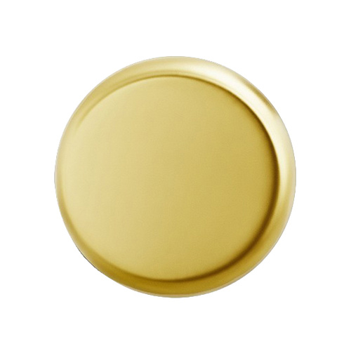 14K Gold Attachment for Threadless Labret - Disc