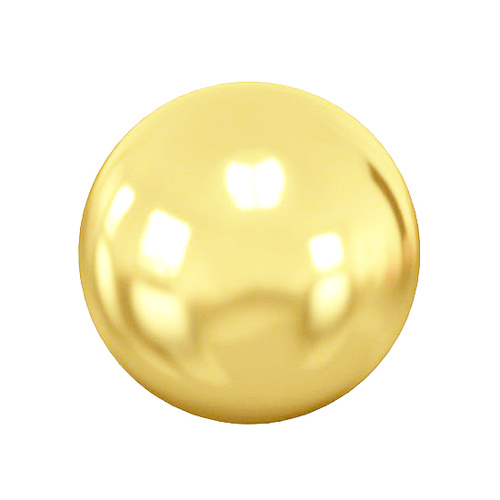 14K Gold Attachment for Threadless Labret - Ball