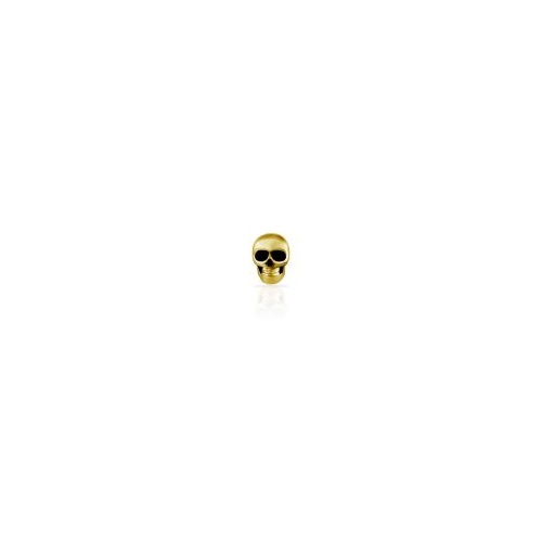 Gold Steel - Skull - 6.5mm (Type R) Internal Thread Labret Attachment