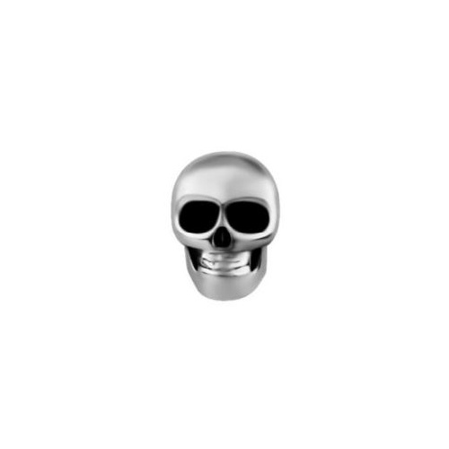 Surgical Steel - Skull - 6.5mm Threadless Attachment