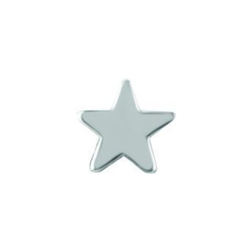 Titanium - Star - 5mm - Threadless Attachment