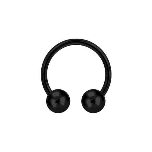 Black Steel Nipple Ring