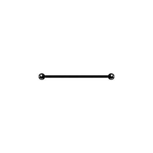 Black Steel Industrial Bar 14 Gauge - 34mm