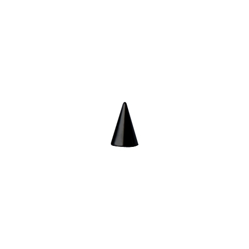 Black Steel Spike 16 Gauge - 3mm