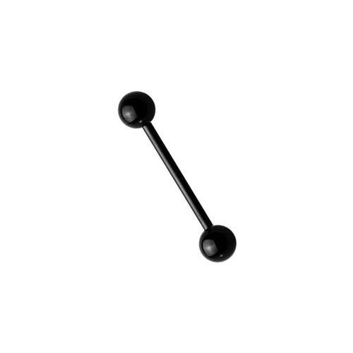 Black Titanium Nipple Bar