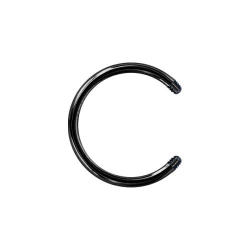 Black Titanium Septum Post