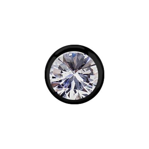 Black Titanium - Premium Zirconia (Type-R) Internal Thread Labret Attachment