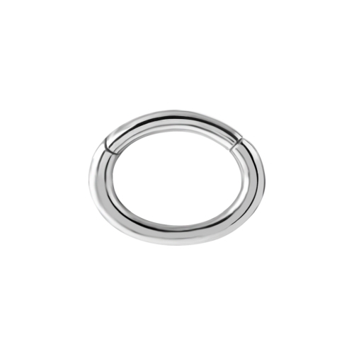 Surgical Steel Oval Rook Ring