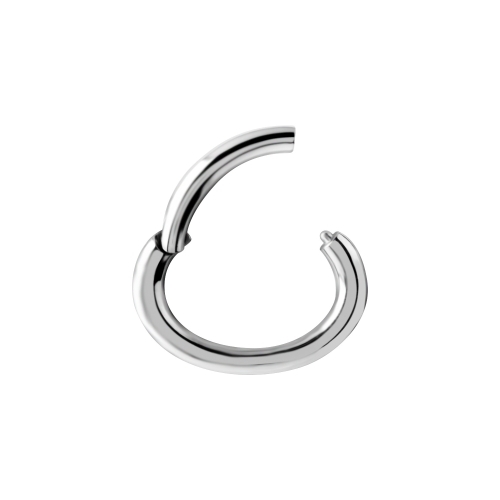 Surgical Steel Hinged Oval Rook Clicker Round Profile 16 Gauge 5mmx7mm