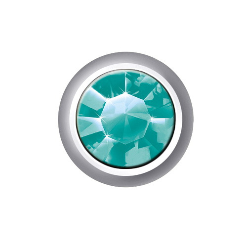 Sterilear Ear Studs Emerald May Mini Silver 