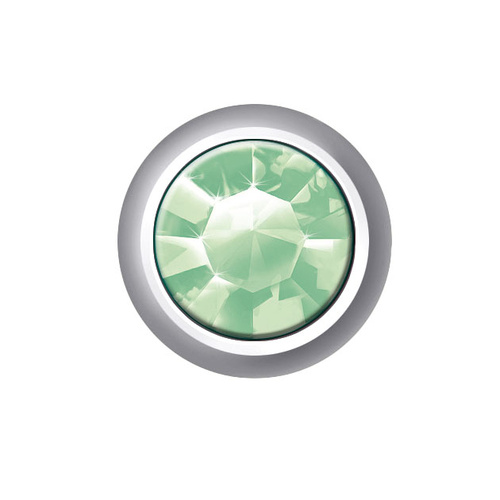 Sterilear Ear Studs Peridot August Mini Silver 