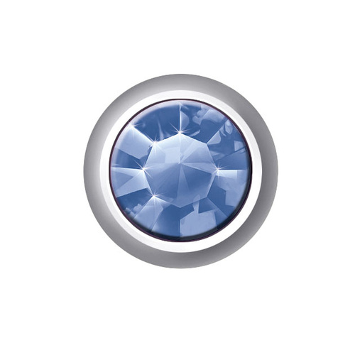 Sterilear Ear Studs Sapphire September Mini Silver 