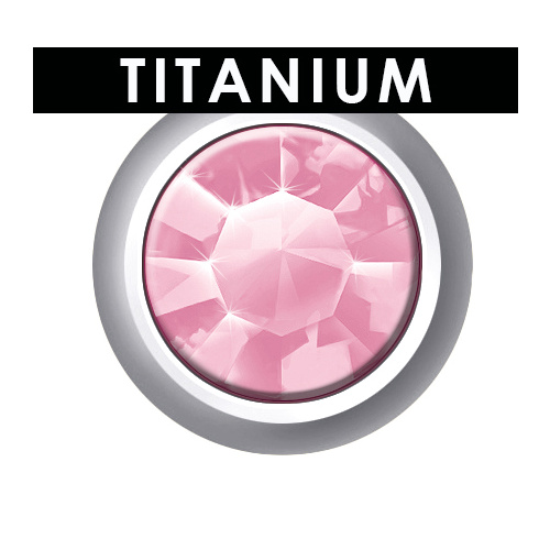 Sterilear Ear Studs Rose Titanium October Regular 