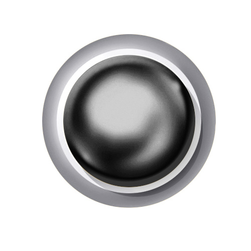 Sterilear Ear Studs Black Onyx Regular Silver 