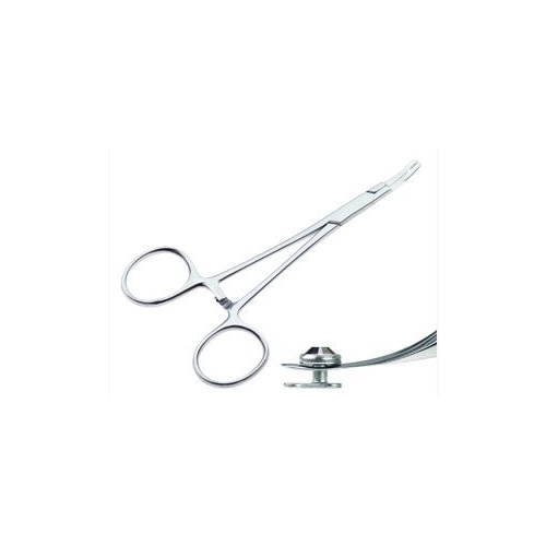 Dermal Anchor Holding Tool Curved 13.5 cm 