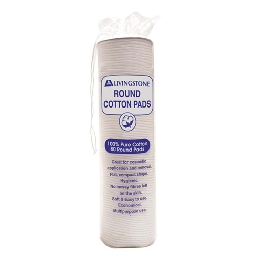 Round Cotton Pads - Pack of 80