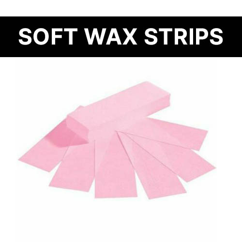 Soft Pink Waxing Strips Carton -100 Strips x 45 Packs - EYEBROWS ONLY