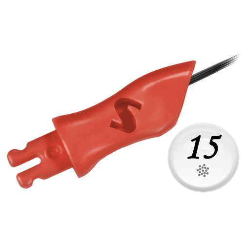 PMU 15 Prong Eyebrow Needle