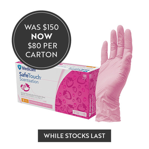 Medicom SafeTouch Textured Examination Gloves - Extra Small