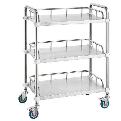 3 Tier Stainless Steel trolley