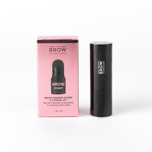 The Brow Technicians Brow Stamp & Stencil Kit - Espresso (Dark Brown)