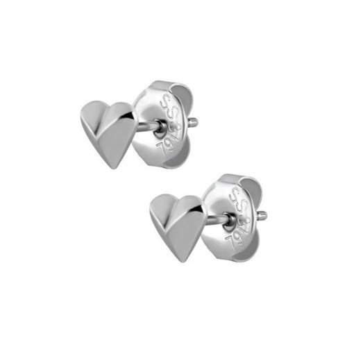 Surgical Steel Ear Studs - Geometric Hearts