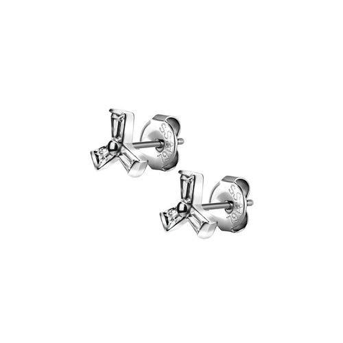 Surgical Steel Ear Studs - Cubic Zirconia Windmill