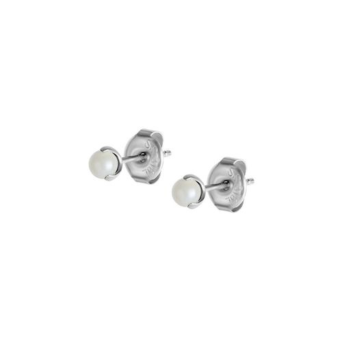 Surgical Steel Ear Studs - Lab Created Pearl 