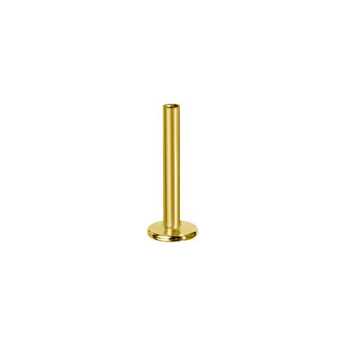 18K Gold Threadless Flat Back Labret Post
