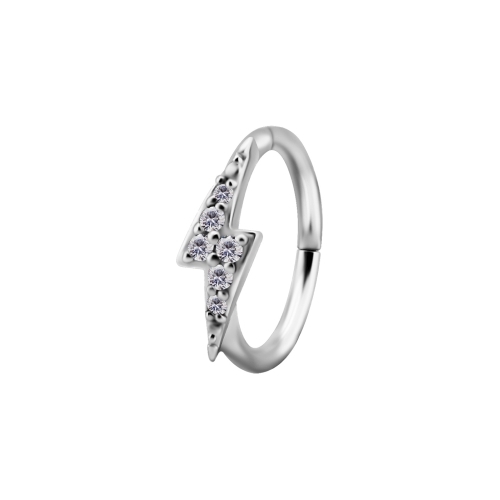 Nickel Free Cobalt Chrome Hinged Ring Flash - Premium Zirconia