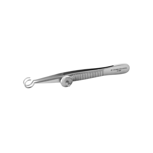 Slotted Lockable Round Open Tweezers