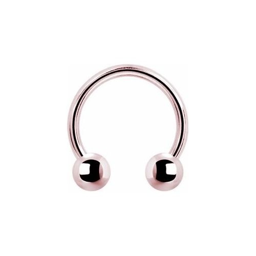 Rose Gold Steel Septum Ring