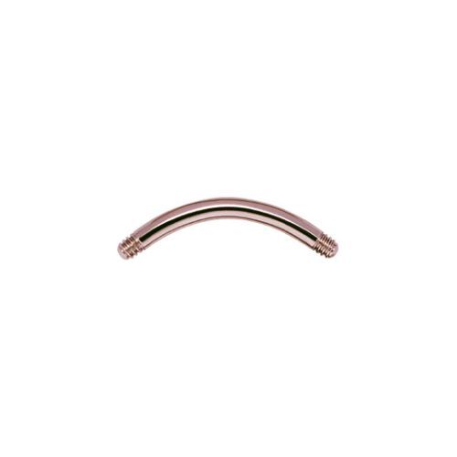 Rose Gold Titanium Nipple and Belly Post