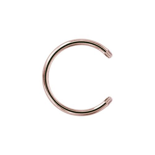 Rose Gold Titanium Septum Post
