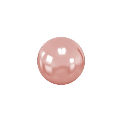 Rose Gold Titanium Ball - Ball (Type R) Internal Thread Labret Attachment