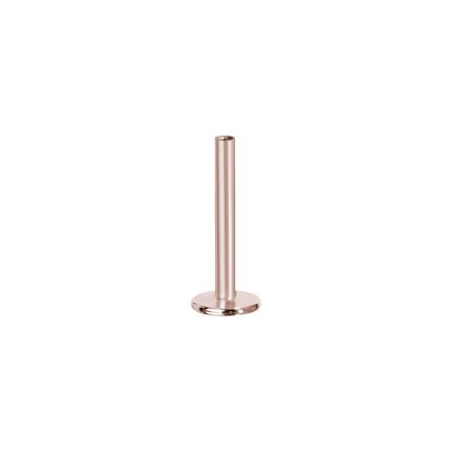 Rose Gold Titanium (Type R) Internal Thread Flat Back Labret Post