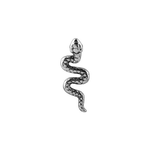 Surgical Steel Attachment for (Type-S) Internal Thread Labret - Snake - 12mm